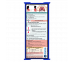 WhiteCoat Clipboard® Trifold - Blue Respiratory Therapy Edition
